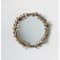 Hello Honey® 18.5" Framed Round Antique Gold Metal Laurel Wreath Wall Mirror